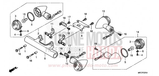 WINKER (VT750C2B) VT750C2BA de 2010